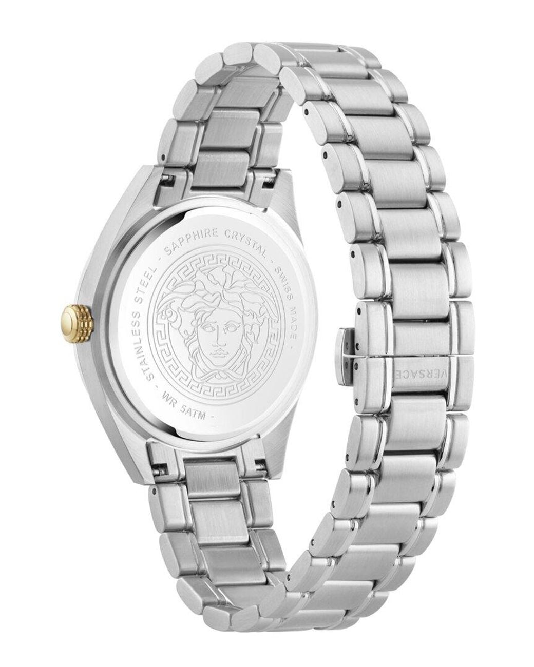 Versace Gray V-Code Watch for men