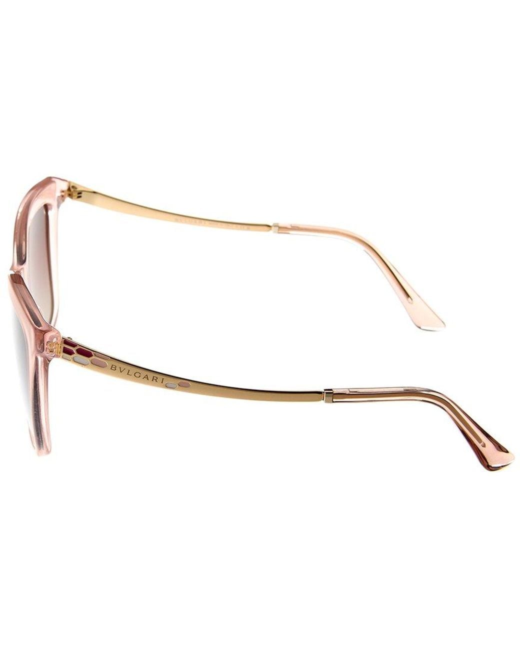 BVLGARI White Bv8257 54mm Sunglasses