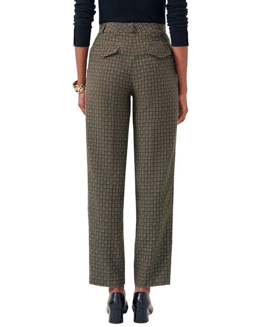 J.McLaughlin Green Colleen Pant