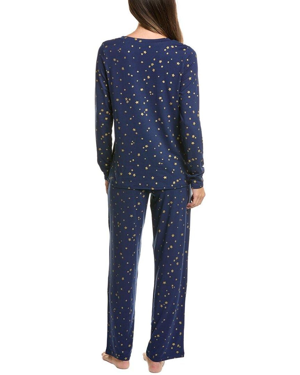 Hue Blue 2Pc Timeless Jersey Pajama Set
