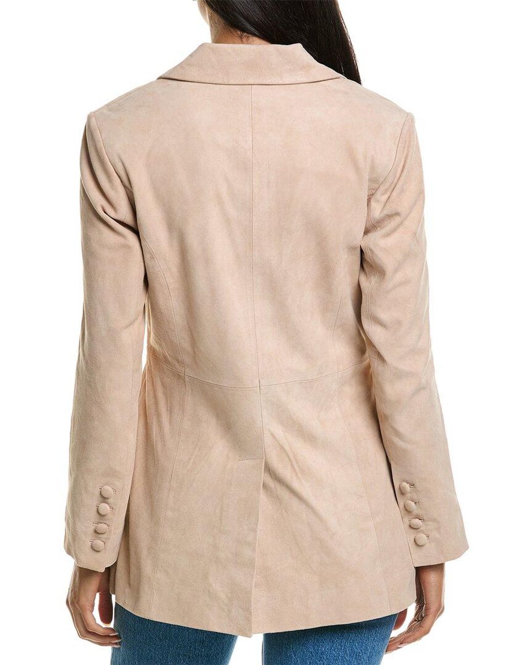 Walter Baker Natural Mia Leather Blazer