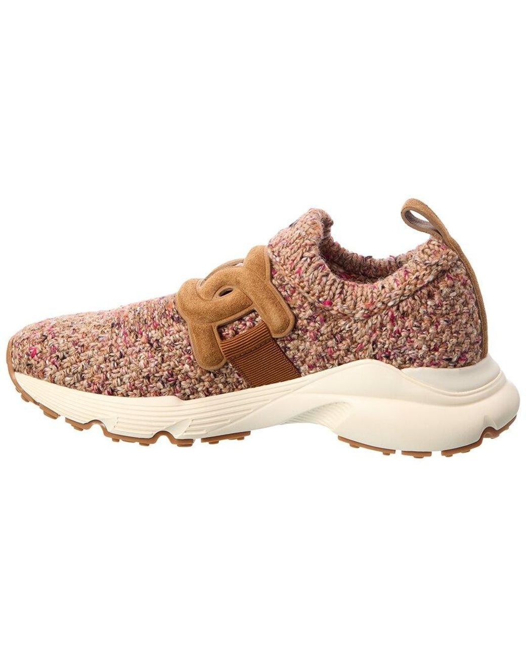 Tod's Pink Knit Sneaker