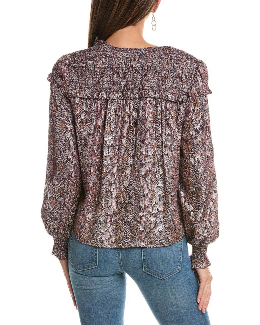 Pinko Gray Cassia Blouse