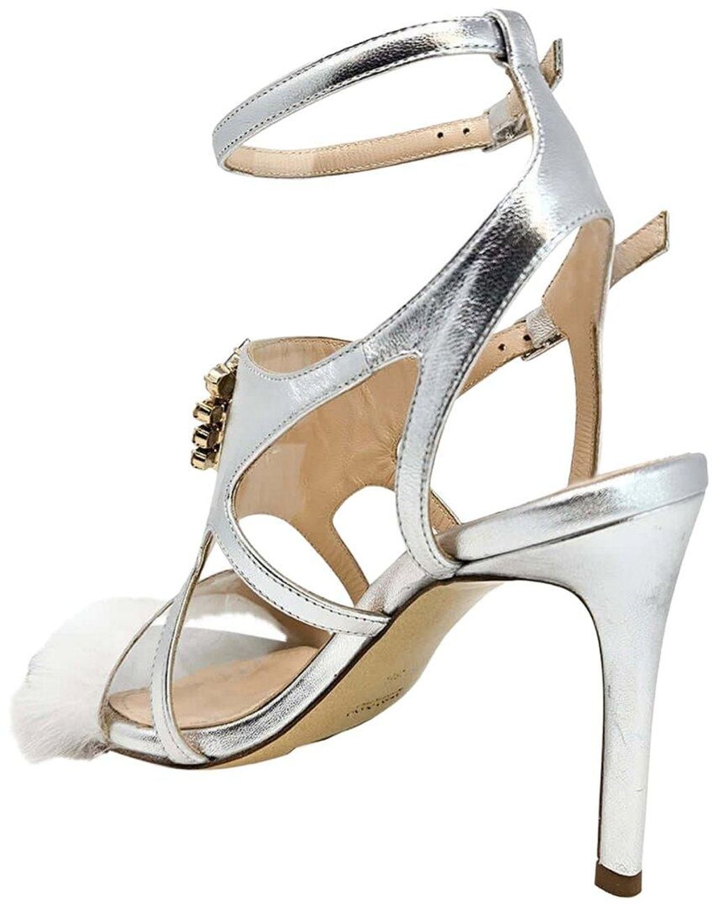 Madison Maison White Calda Leather Sandal