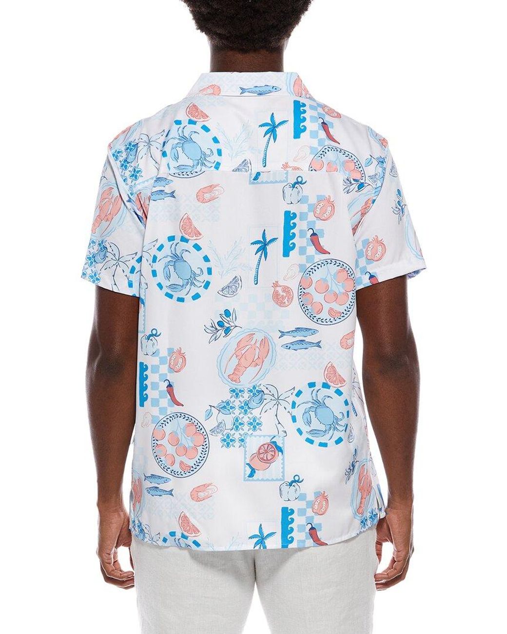 Vintage Summer White Premium Camp Shirt for men