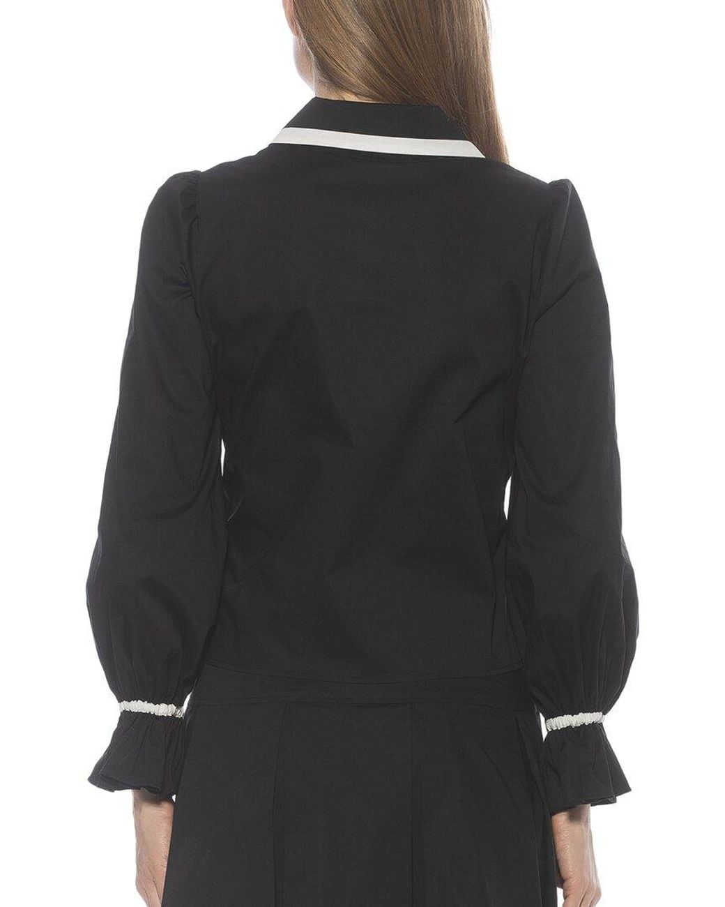 Alexia Admor Black Shannah Blouse