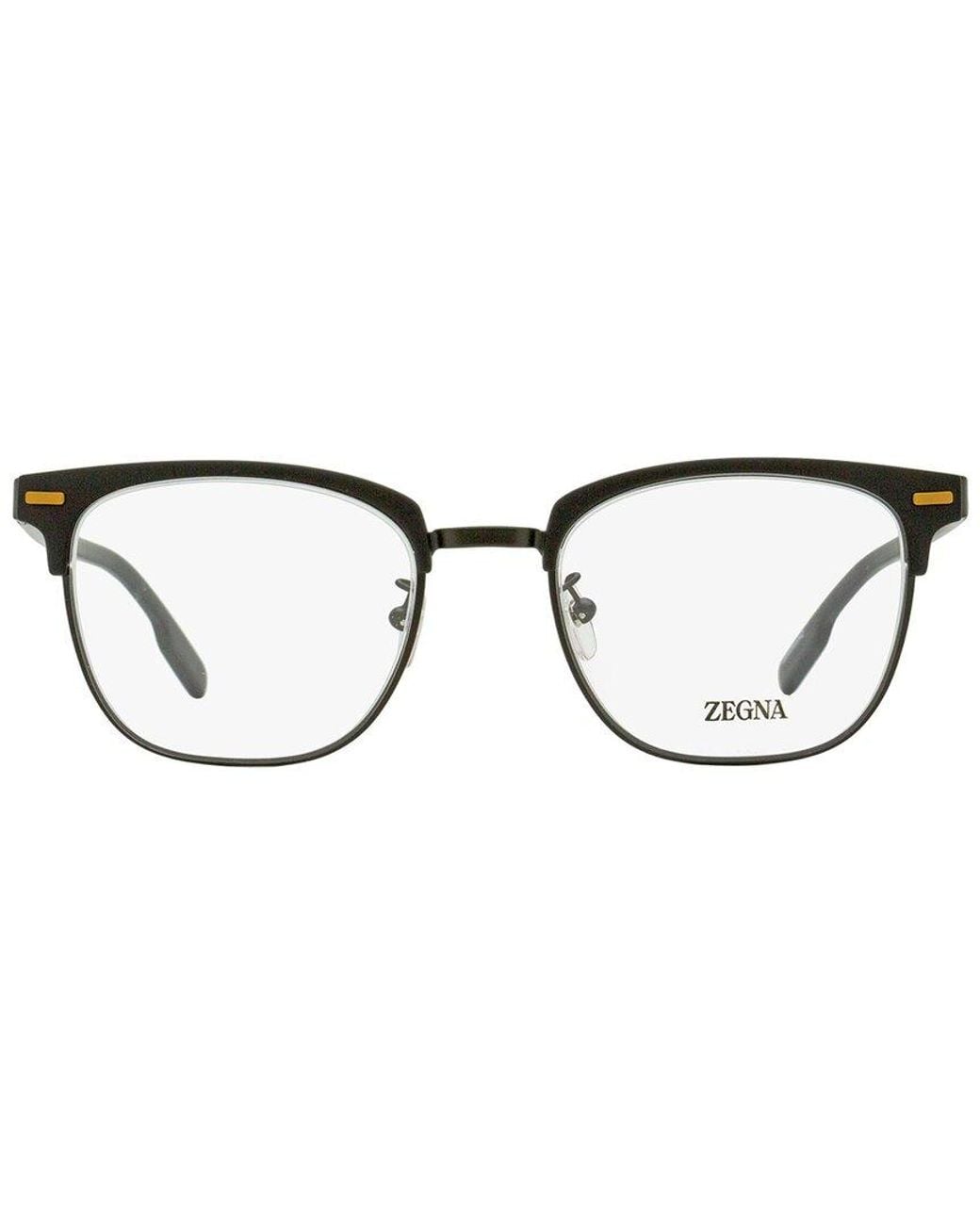 Zegna Metallic Ez5250-H 52Mm Optical Frames for men