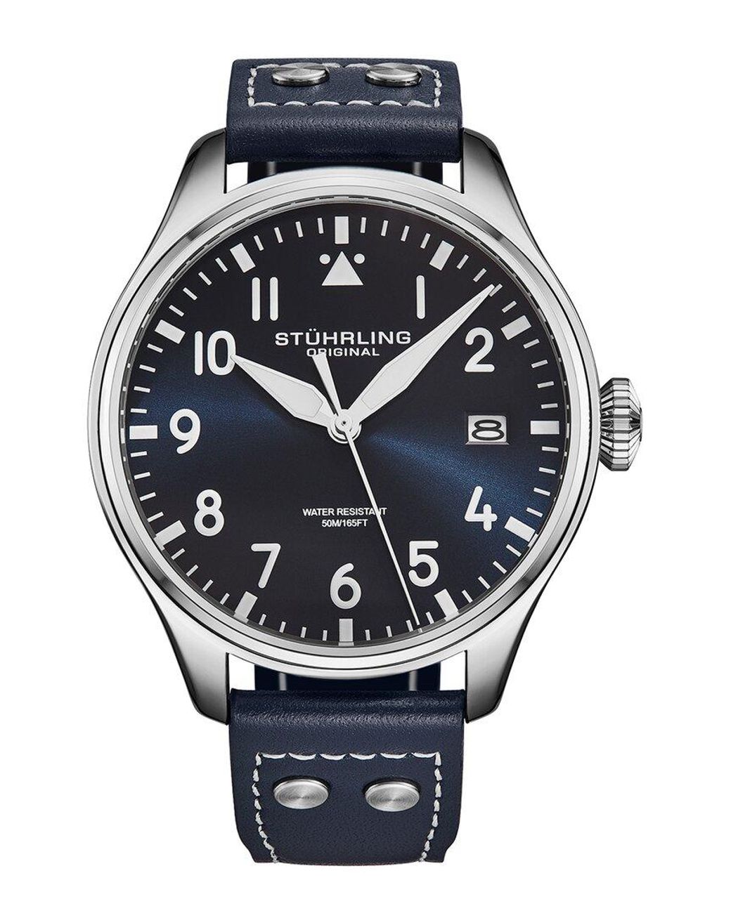 Stuhrling Multicolor Aviator Watch for men