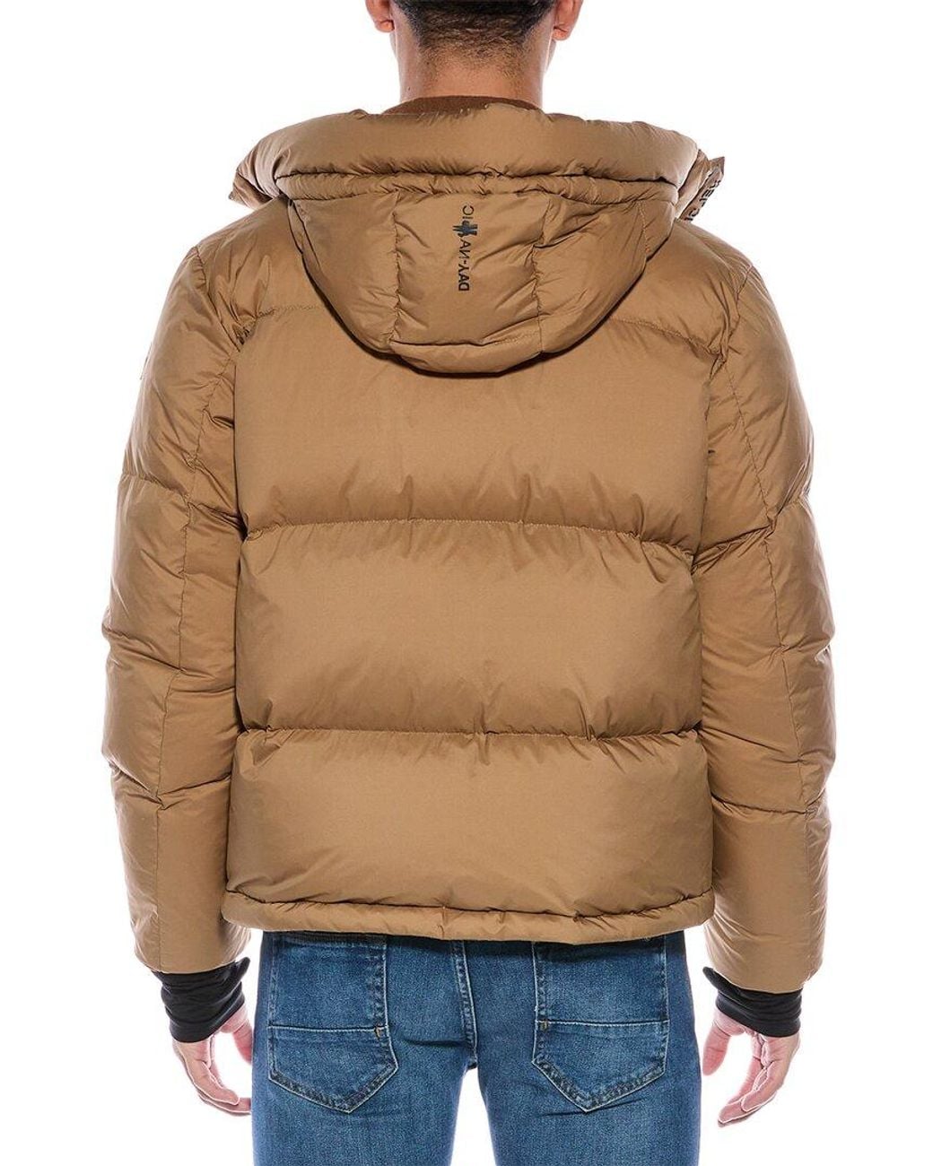 Moncler Blue Down Coat for men