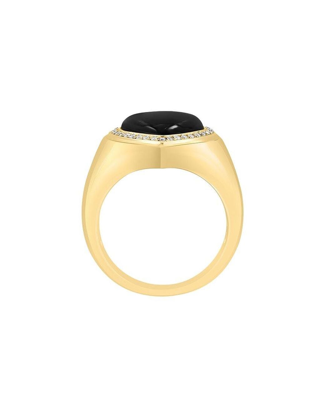Effy Fine Jewelry Metallic 14K 2.97 Ct. Tw. Diamond & Onyx Ring