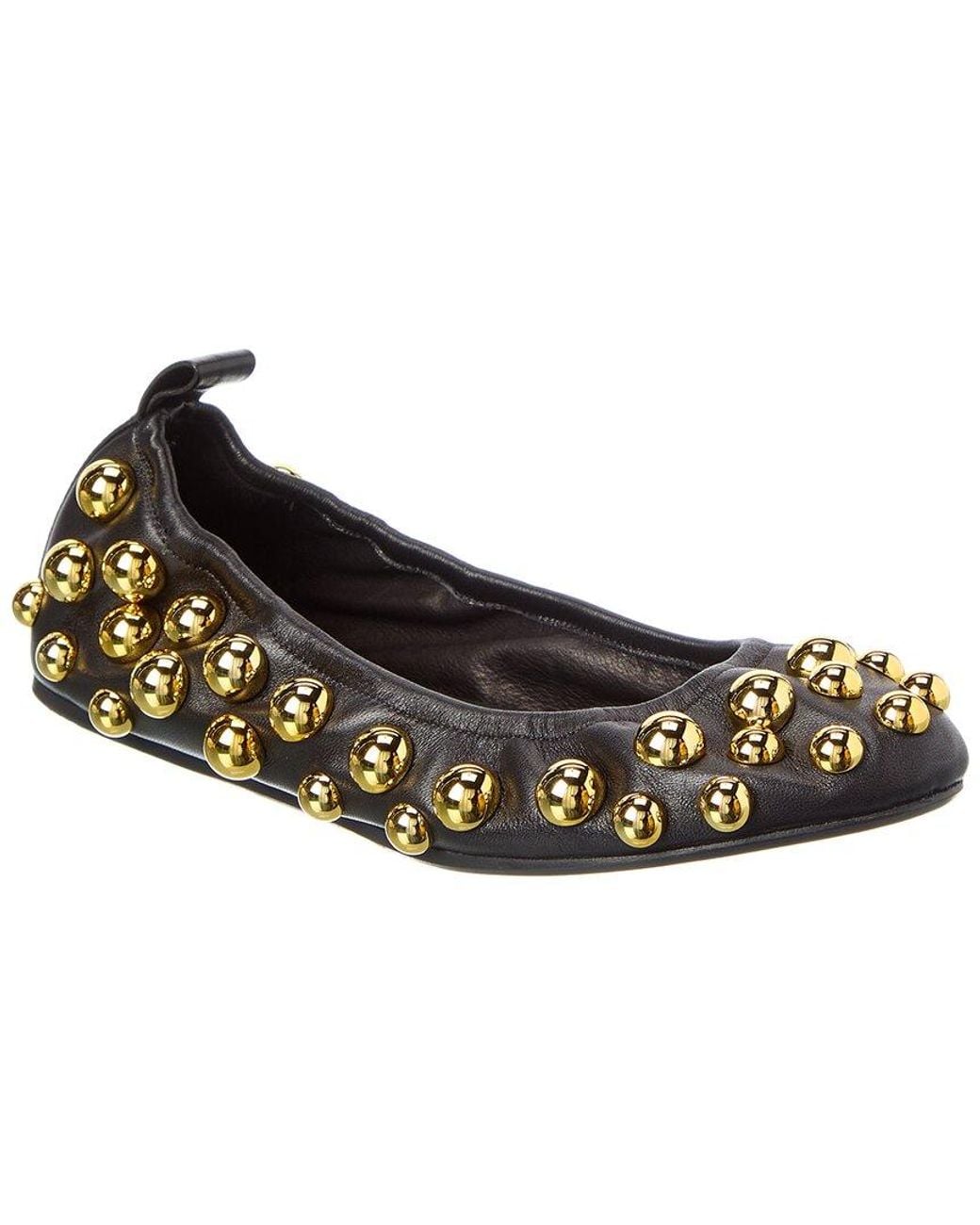 Isabel Marant Black Belna Leather Ballet Flat