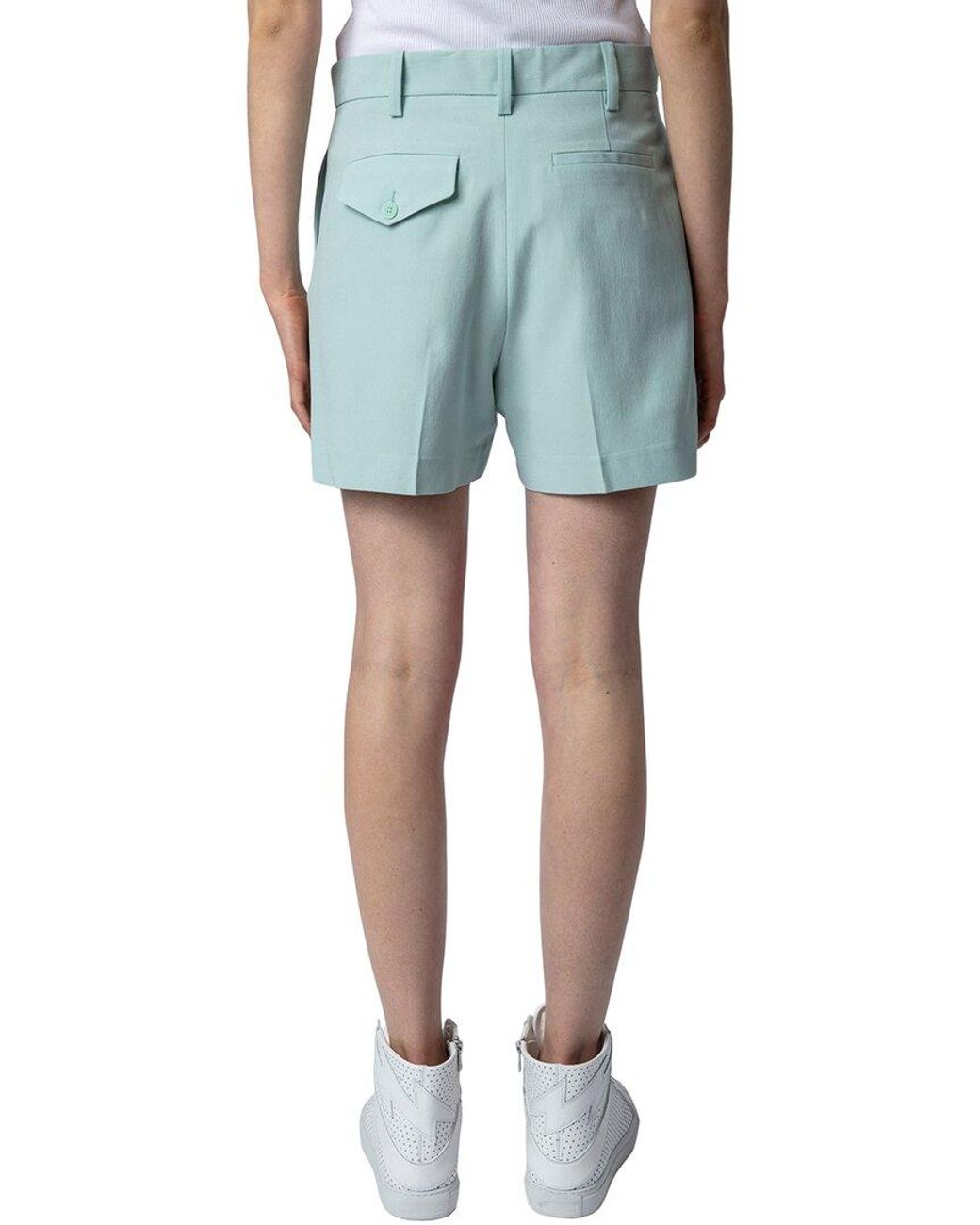 Zadig & Voltaire Blue Please Crepe Short