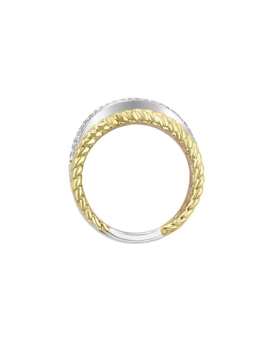 Effy Fine Jewelry White 14K 0.41 Ct. Tw. Diamond Ring