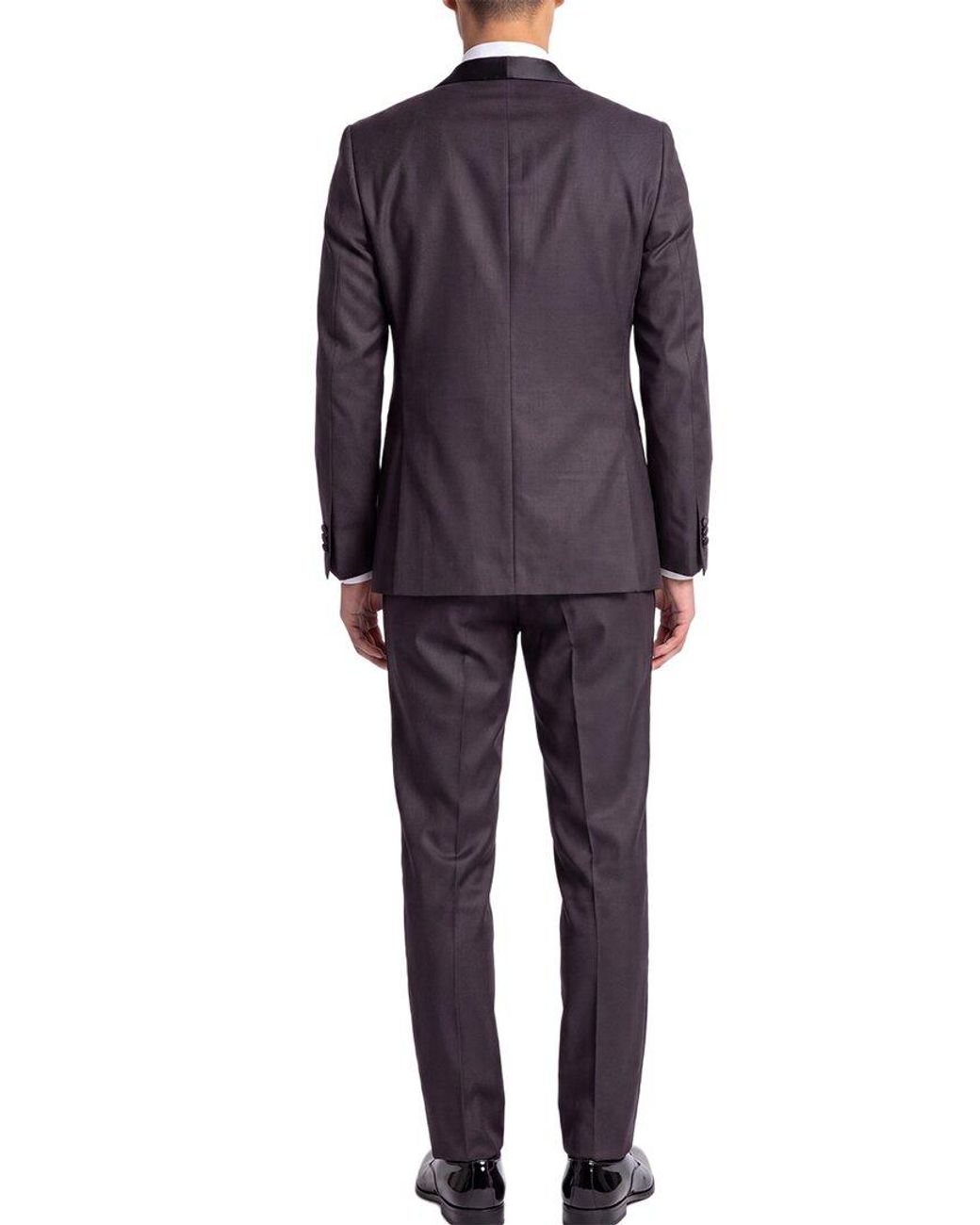 Corneliani Blue 2Pc Wool & Silk-Blend Suit for men