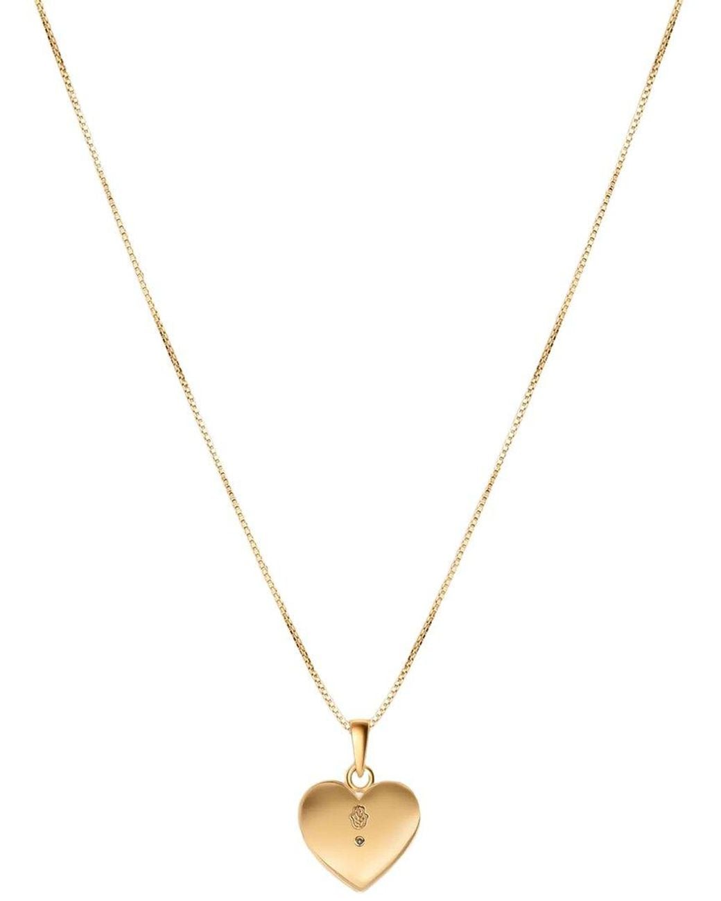 Karma and Luck Metallic Plated Cz Pendant Necklace