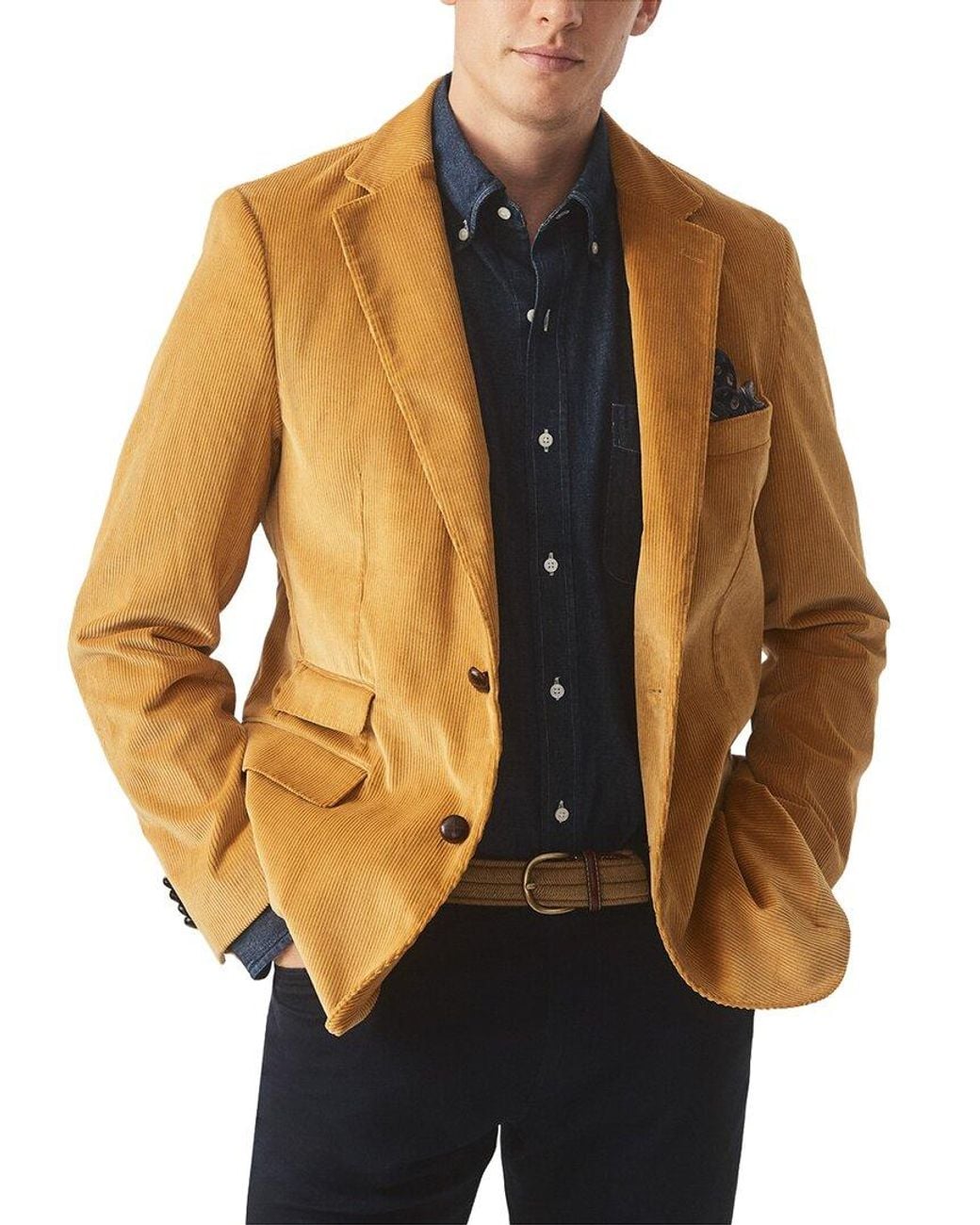 J.McLaughlin White Suffolk Jacket for men