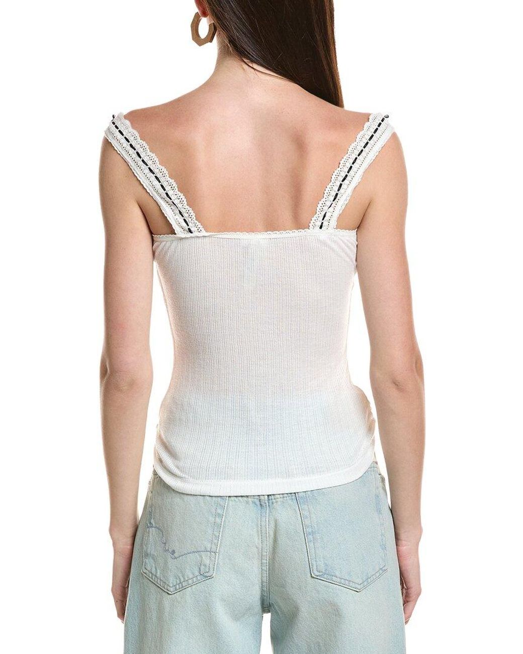 Free People Blue Only You Tank