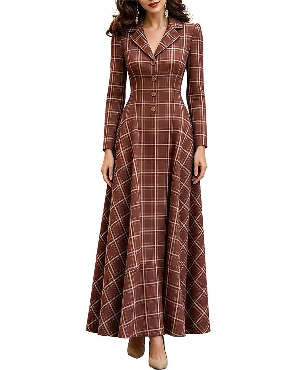 Vincent Brown Olivia Taylor Maxi Dress