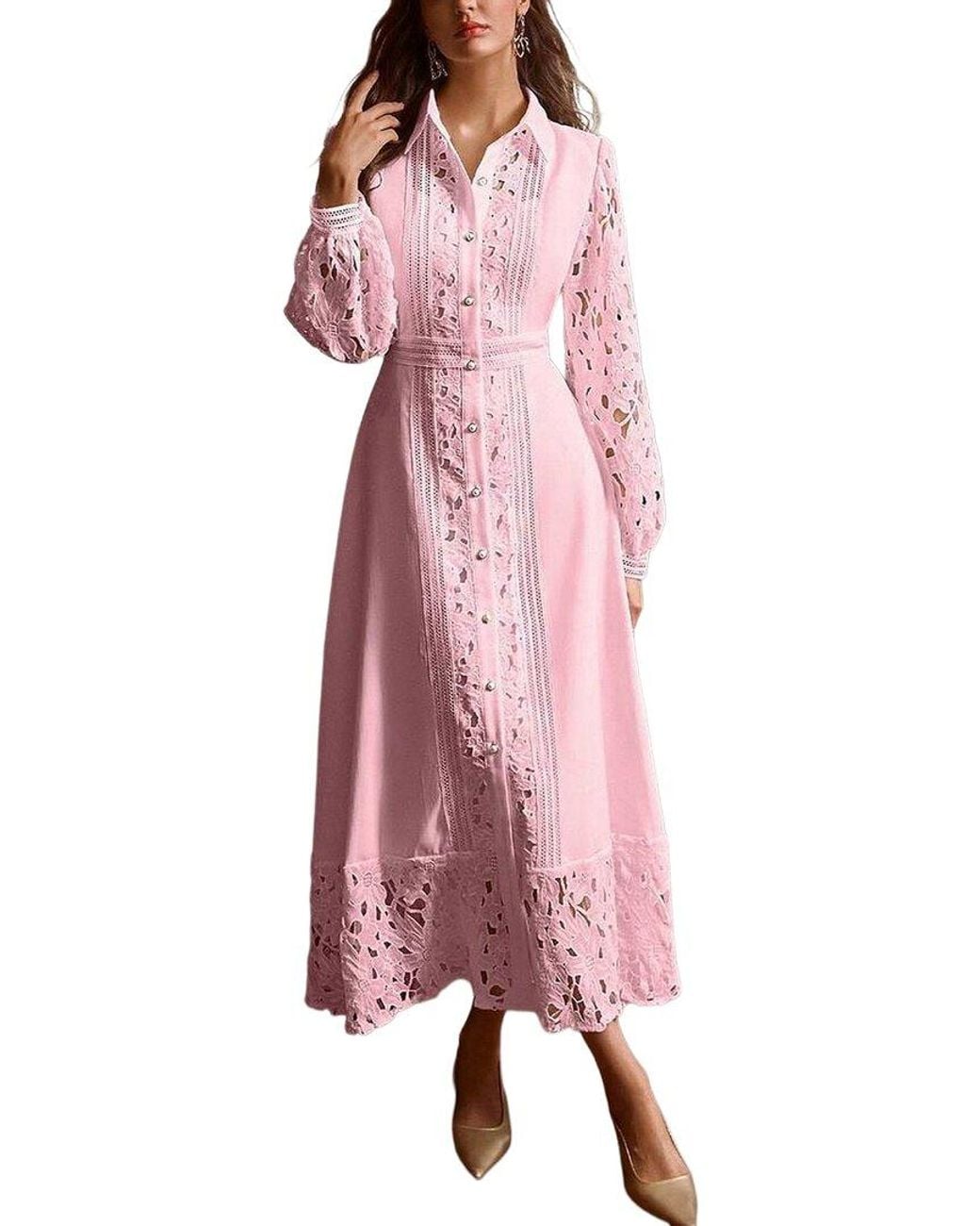 XIRELLI Pink Midi Dress