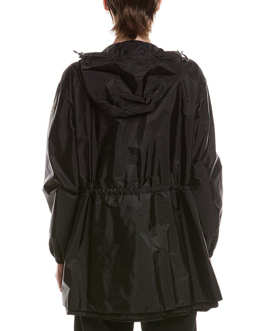 Moncler Black Weteau Rain Jacket