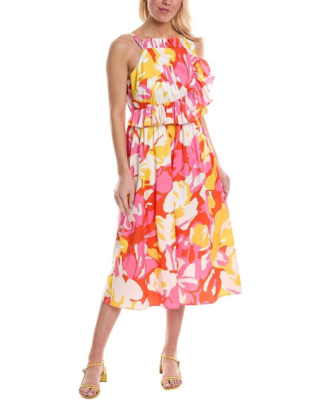 CROSBY BY MOLLIE BURCH Red Genevieve Midi Dress