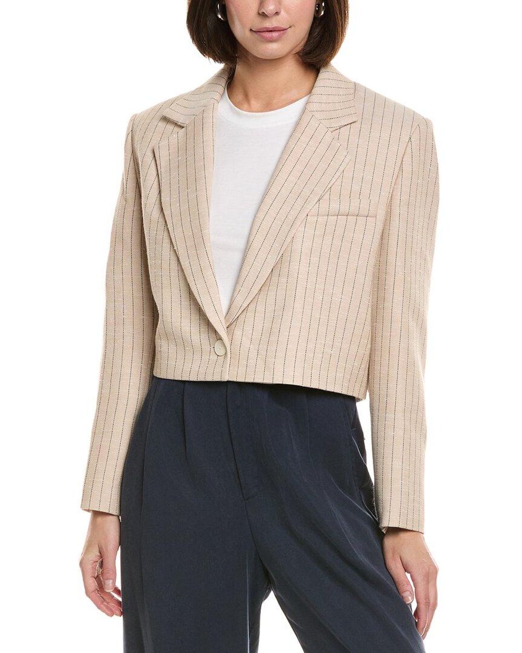 Sandro White Suit Blazer