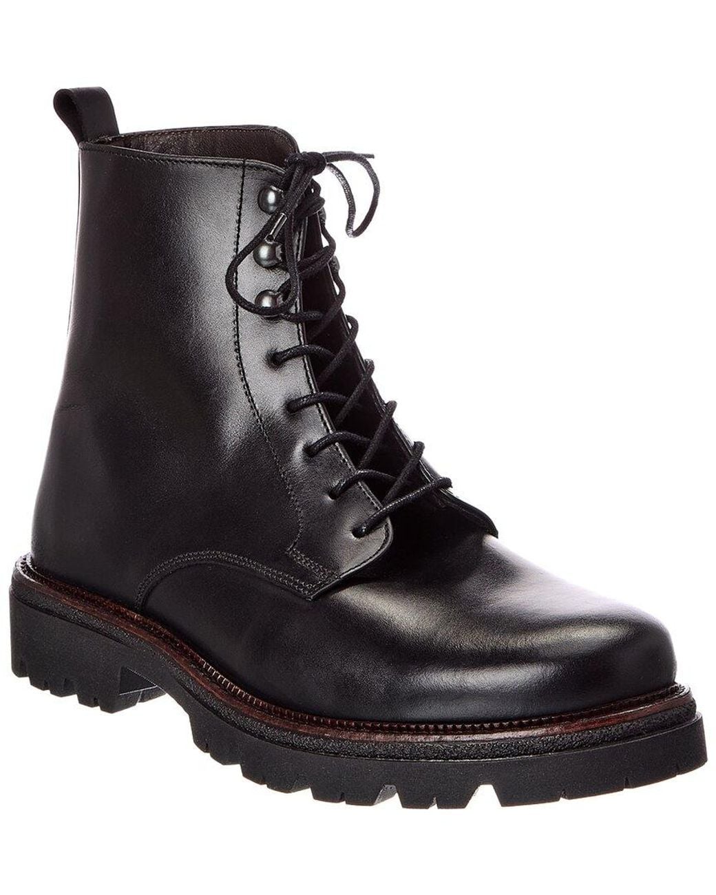 Bruno Magli Black Malibu Leather Boot for men