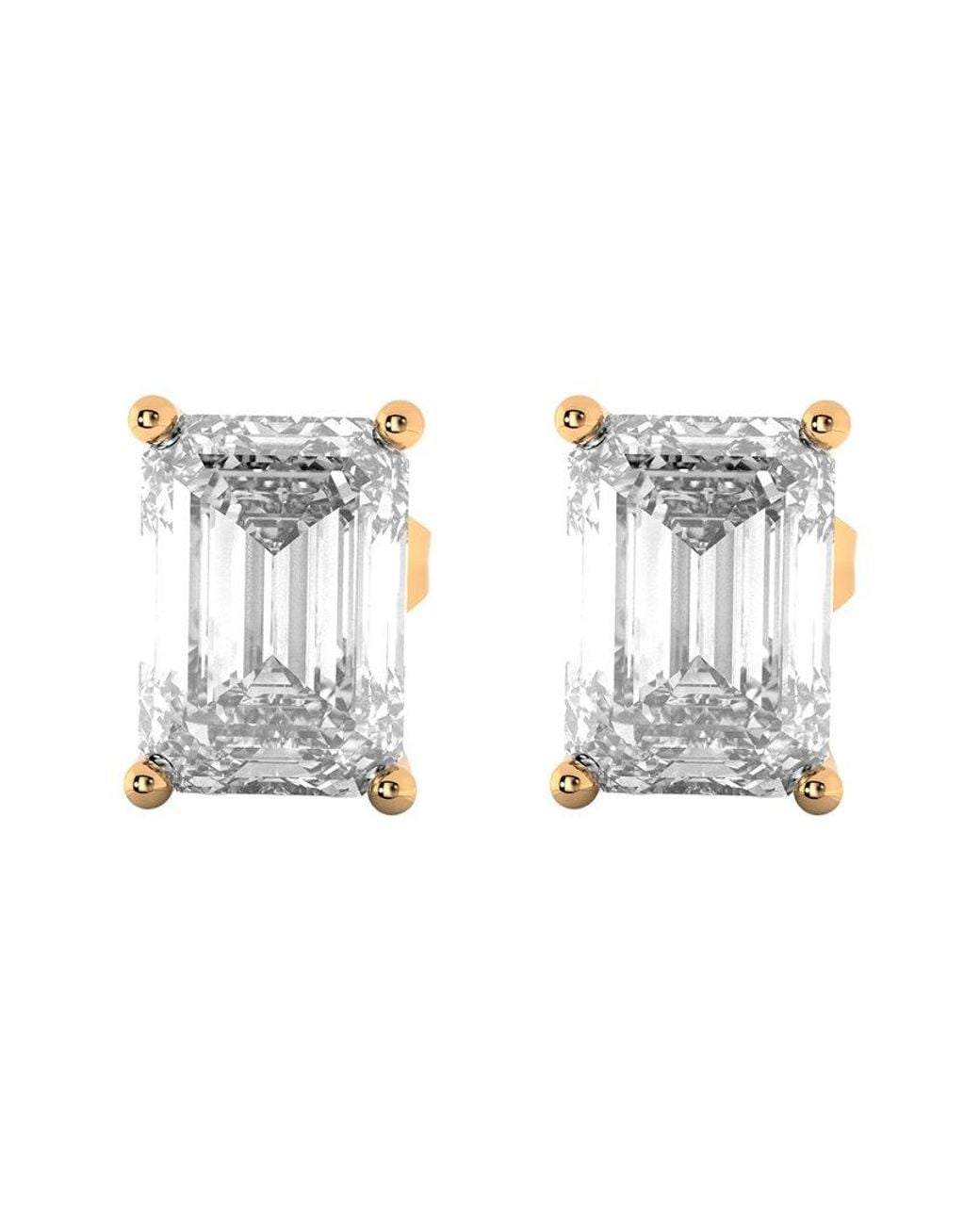 Amairah Metallic 14K 3.00 Ct. Tw. Lab-Grown Diamond Stud Earrings