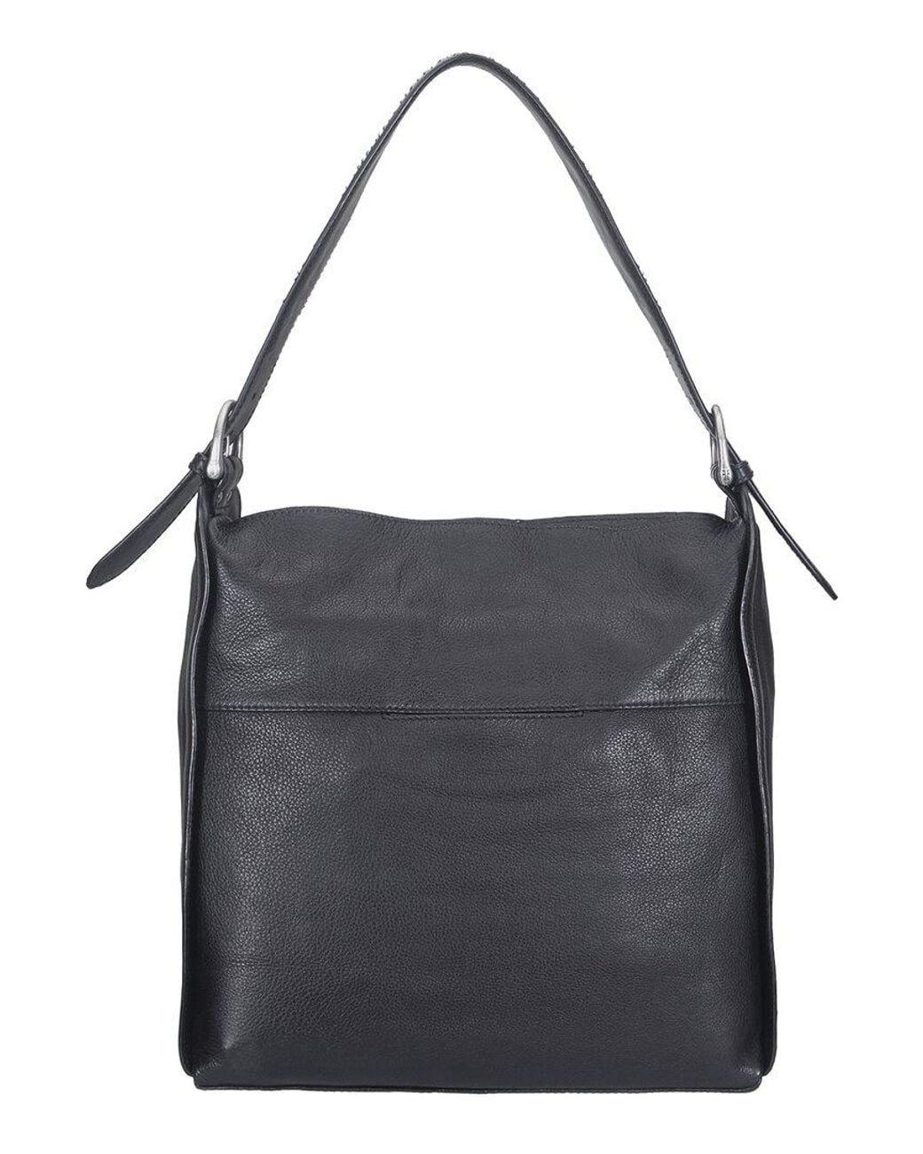 Frye Black Carla Leather Hobo Bag