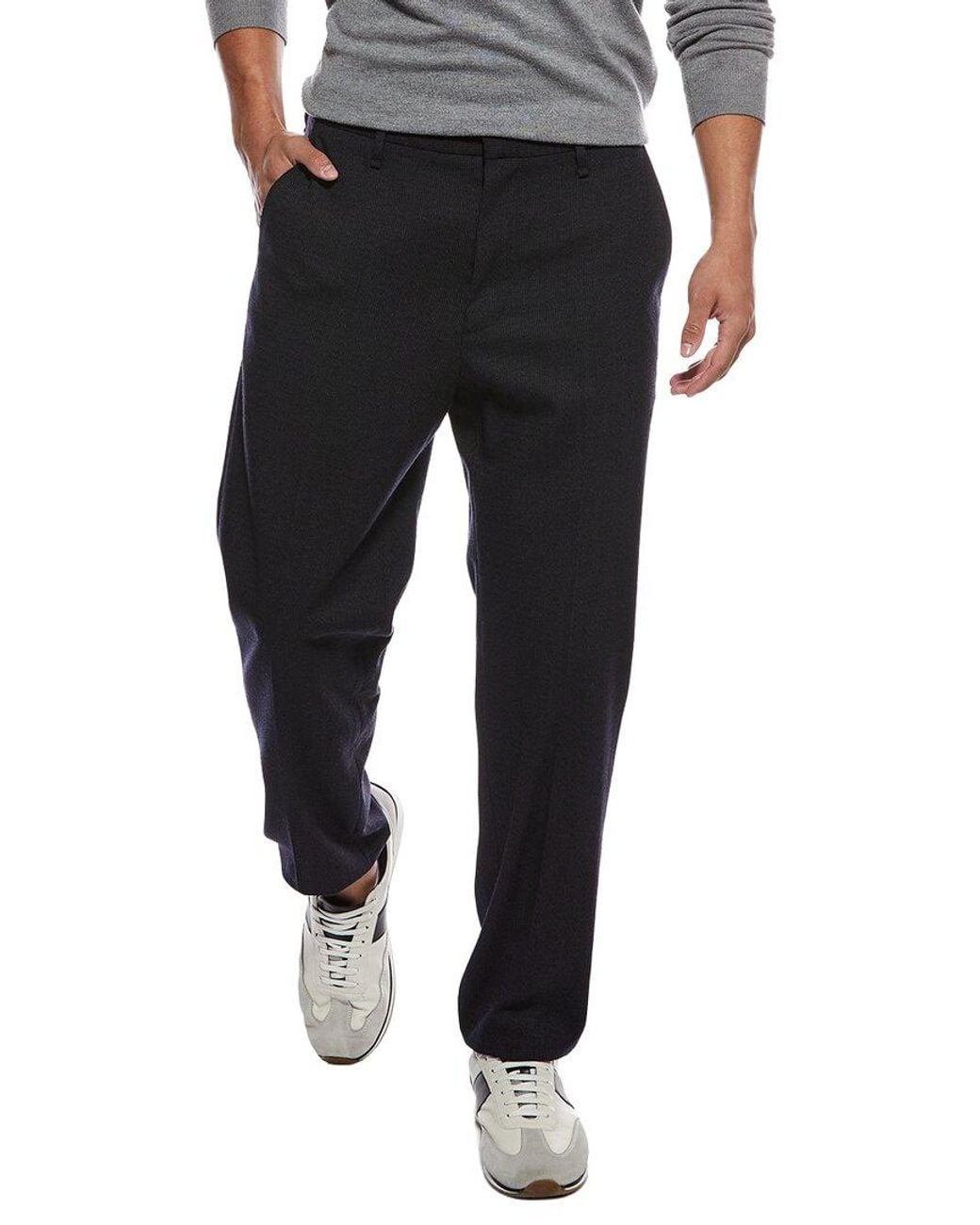 Rag & Bone Black Evan Italian Wool Trouser for men