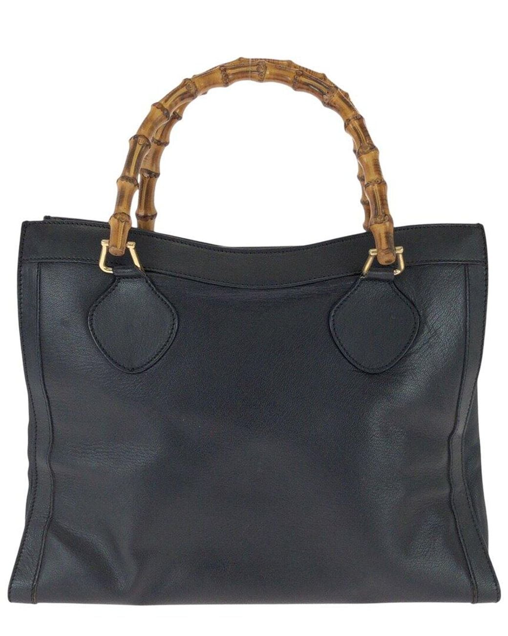 Gucci Black Others Bamboo Tote (Authentic Pre-Loved)
