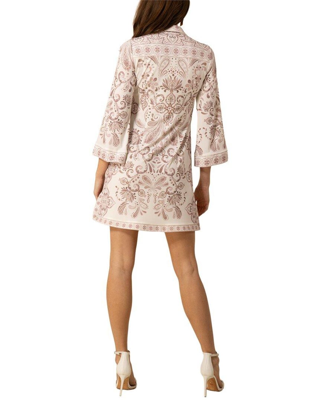 Hale Bob Natural Kathryn Mini Dress