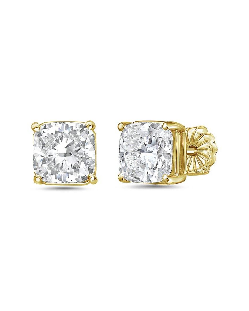 Diana M Metallic Diana M. 14K 4.50 Ct. Tw. Lab-Grown Diamond Stud Earrings