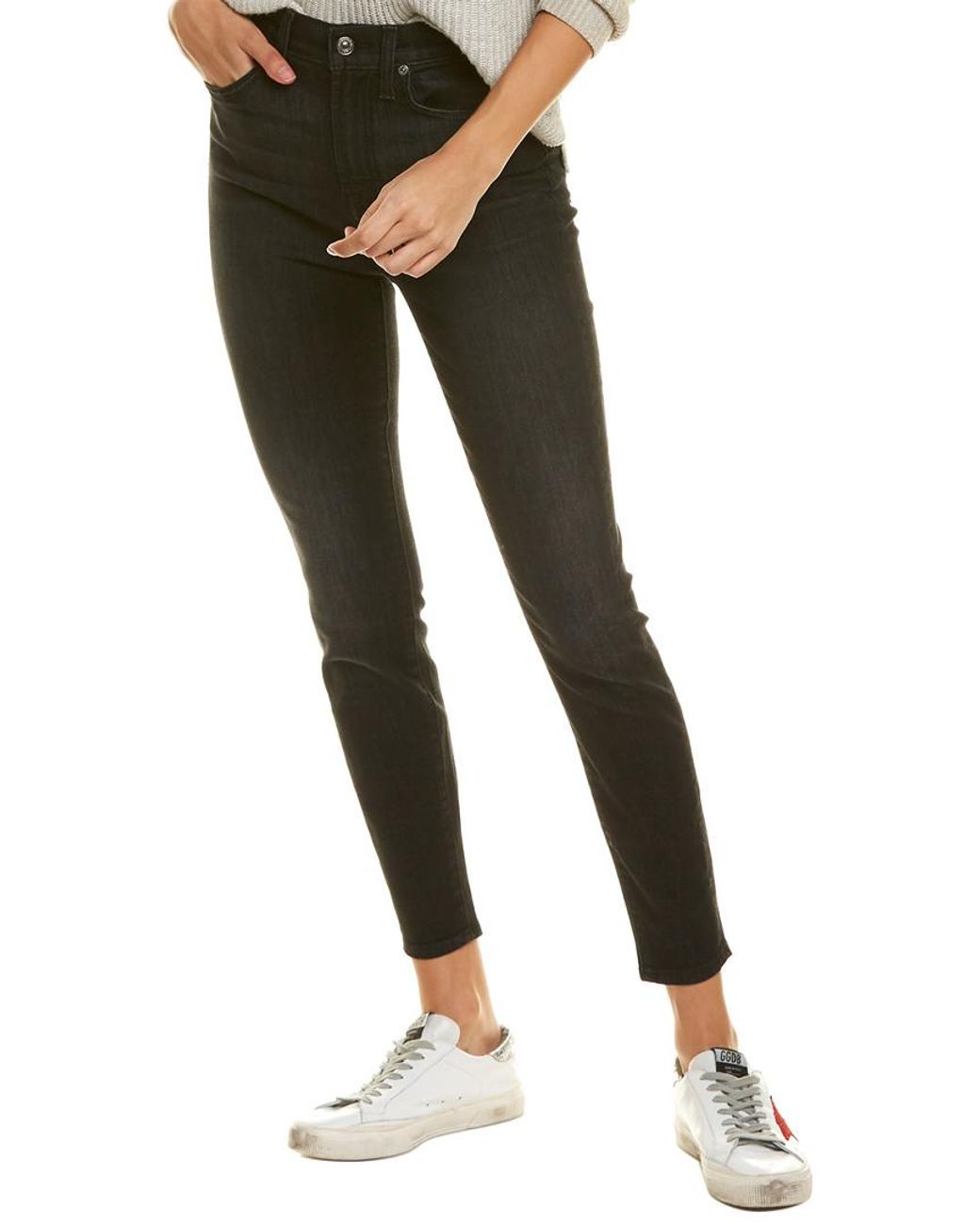 7 for all mankind gwenevere high waisted skinny jeans