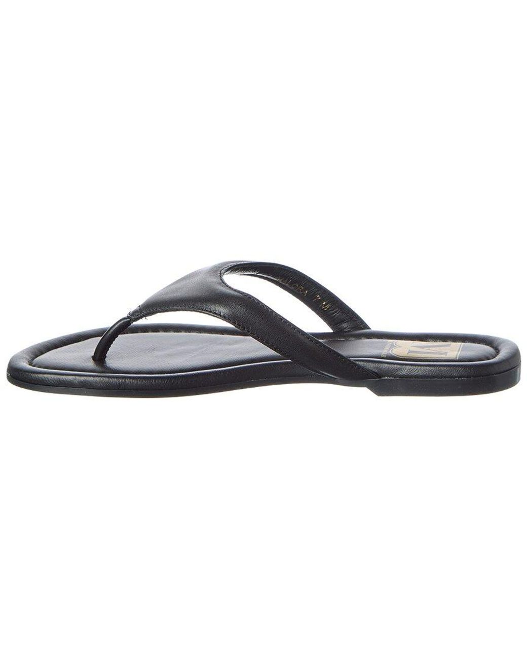 M by Bruno Magli Gray Malora Leather Sandal