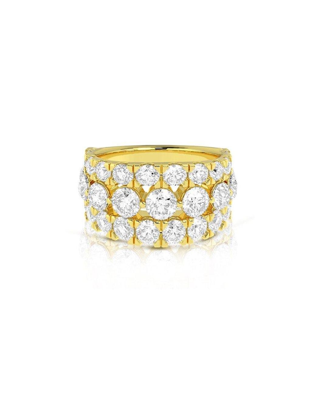 Amairah White 14K.00 Ct. Tw. Lab-Grown Diamond Wedding Band