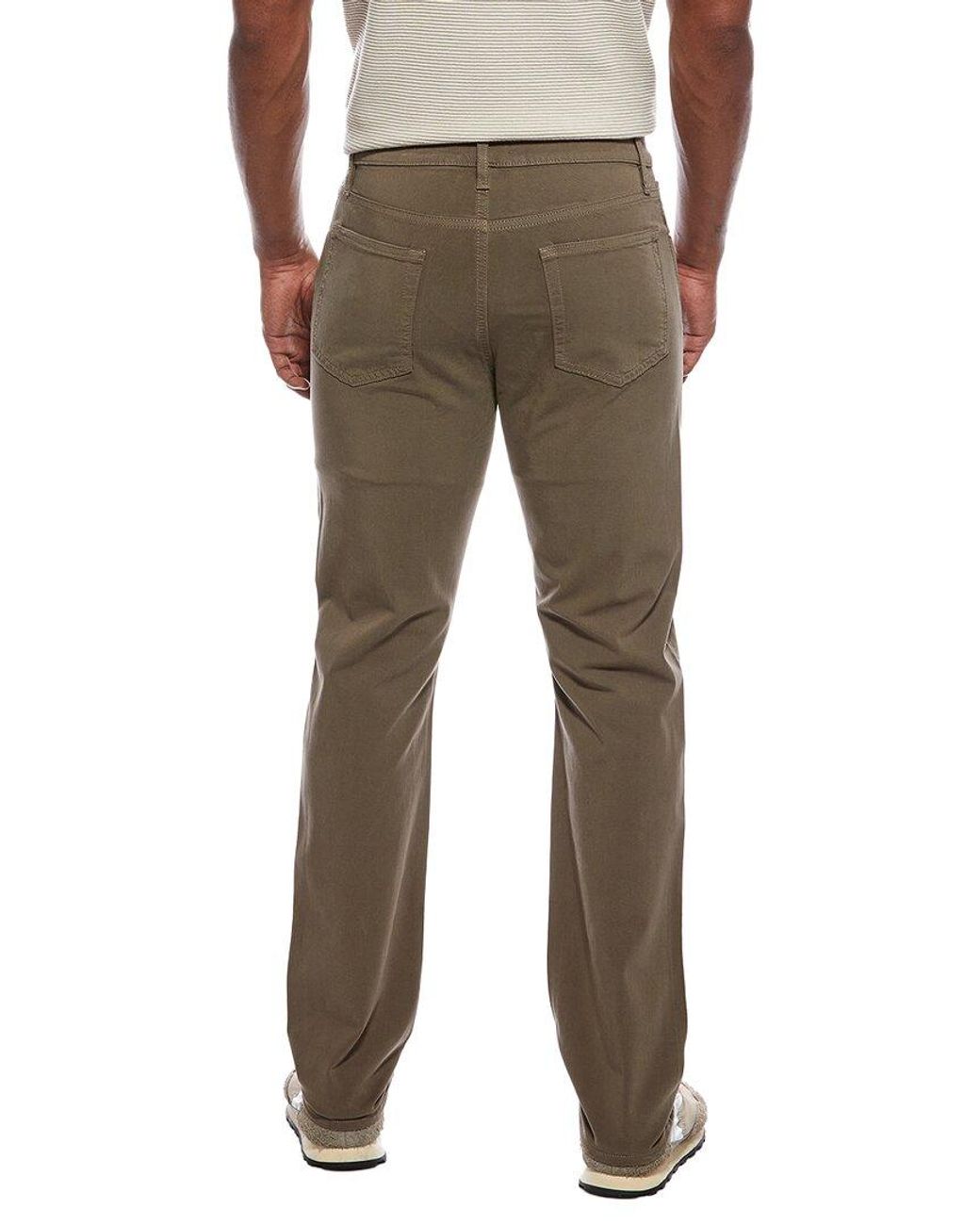 FRAME Natural Frame Dark Burgundy Modern Straight Jean for men