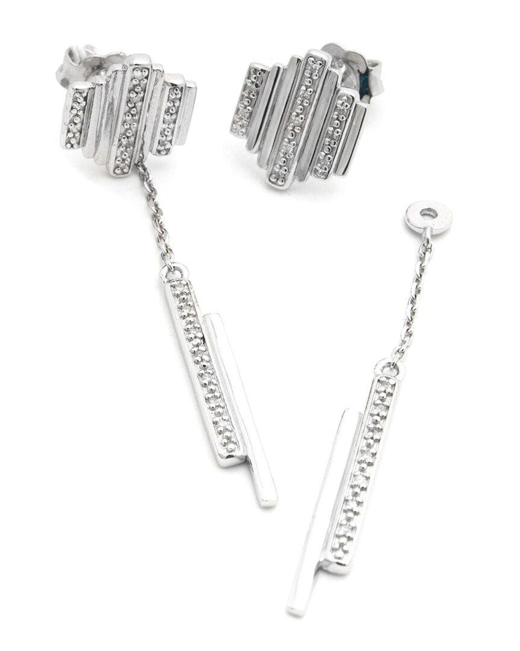 Diamond Select Cuts White 0.1 Ct. Tw. Diamond Earrings