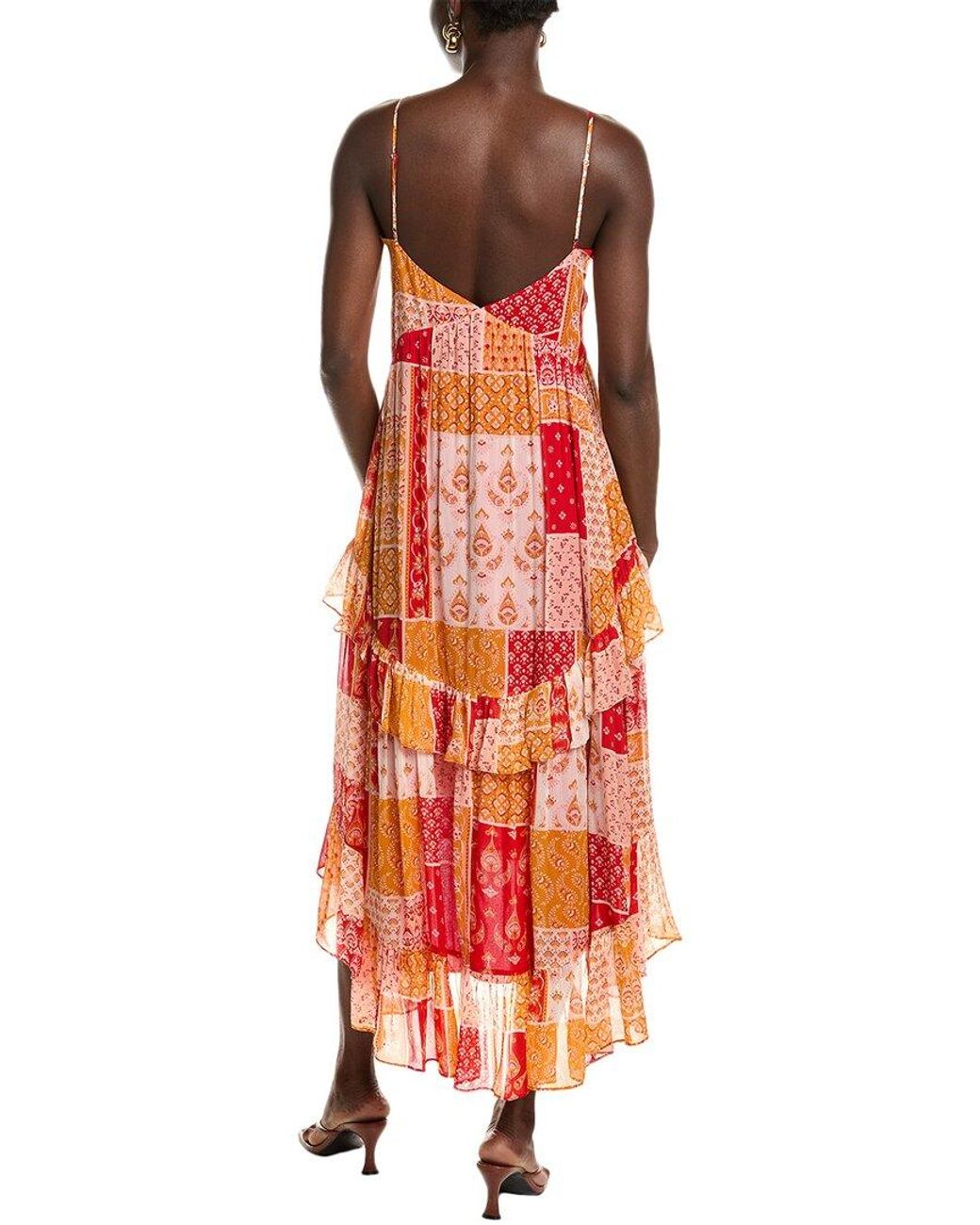 Ramy Brook Red Lura Maxi Dress