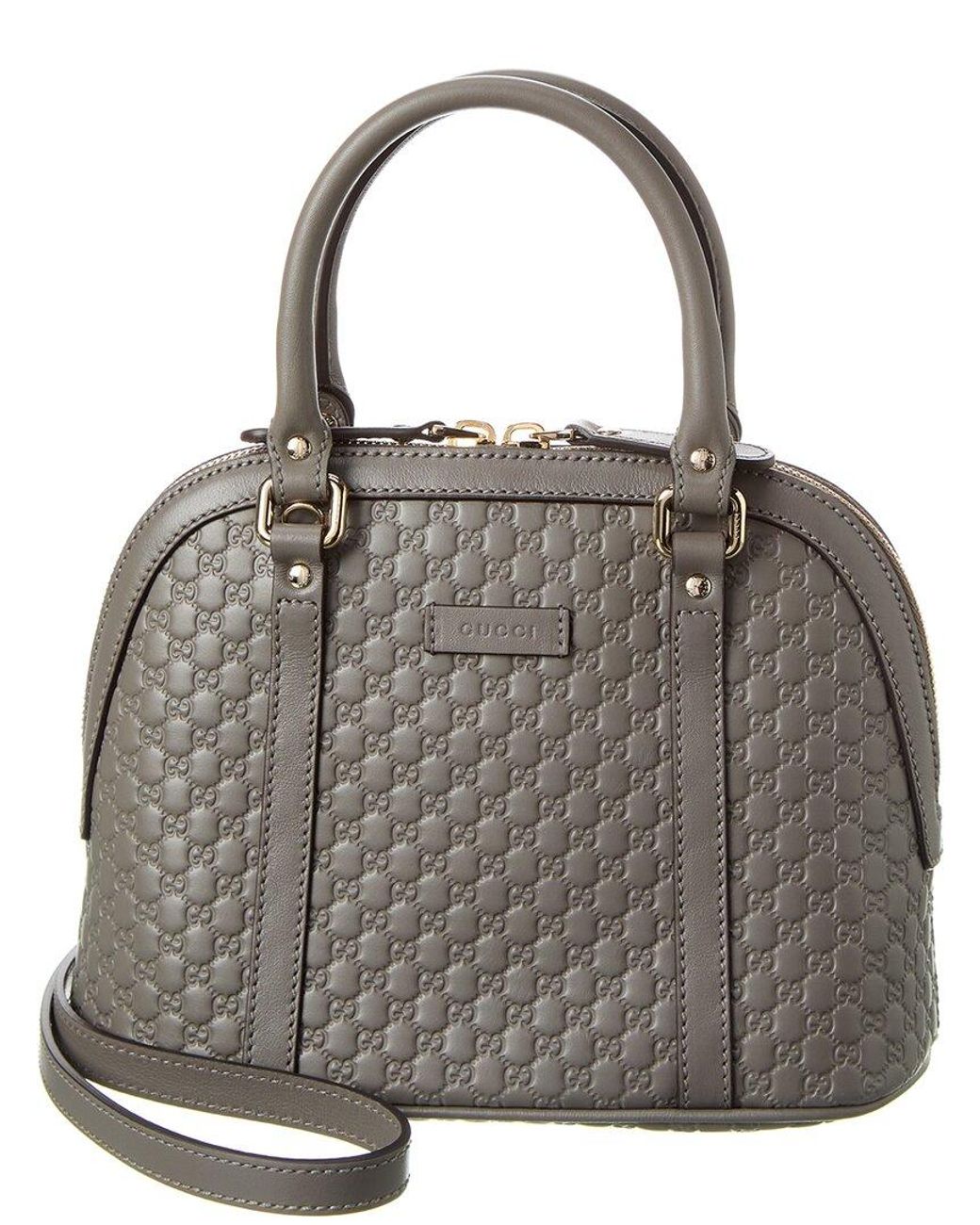 Gucci Grey Microguccissima Leather Mini Dome Satchel Gucci