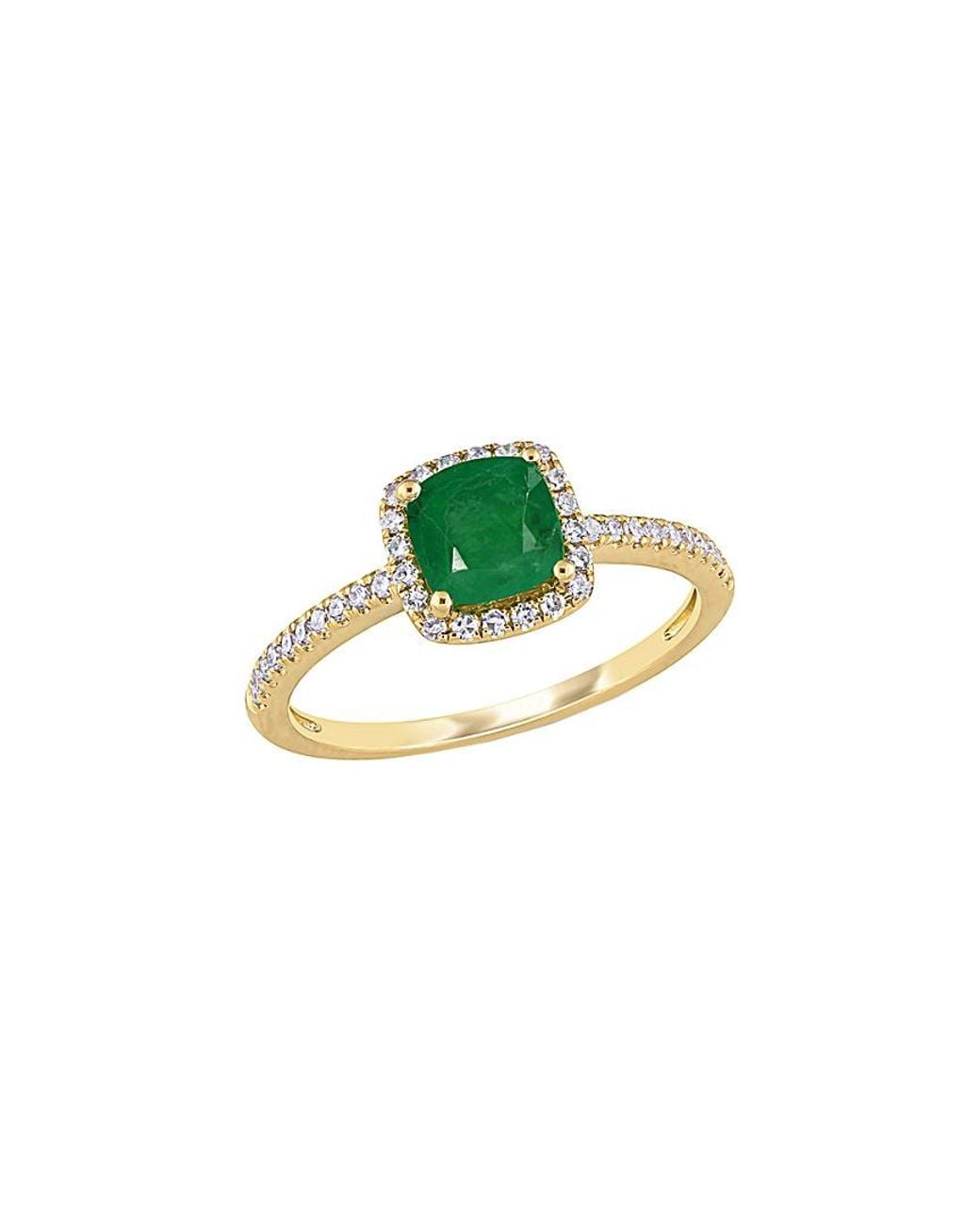 Rina Limor Green 14k 1.06 Ct. Tw. Diamond & Emerald Ring