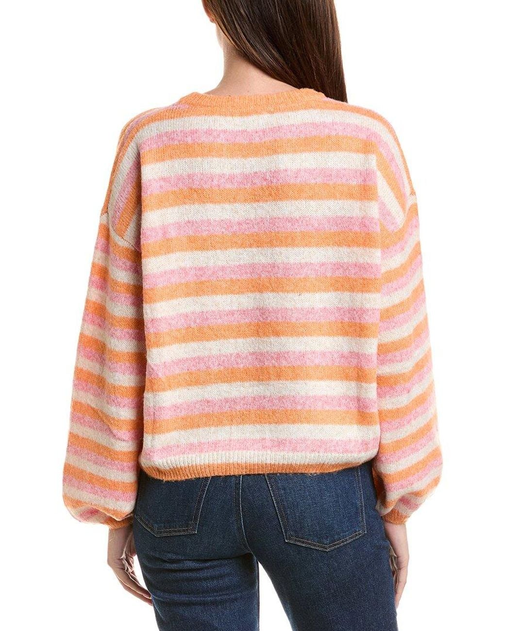 ANNA KAY Orange Sunset Wool-Blend Pullover