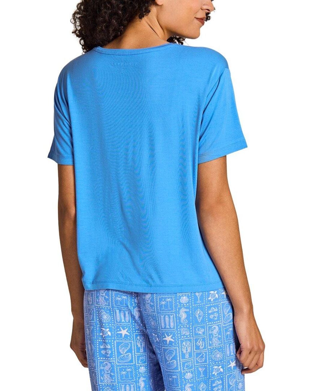 Life Is Good. Blue Boxy Sleep T-Shirt