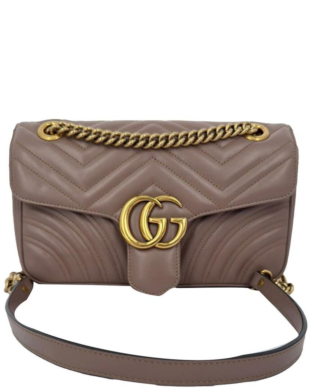 Gucci Multicolor Medium Gg Marmont Crossbody (Authentic Pre-Loved)