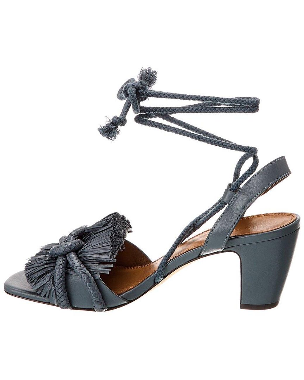 Tory Burch Metallic Rope Leather Sandal