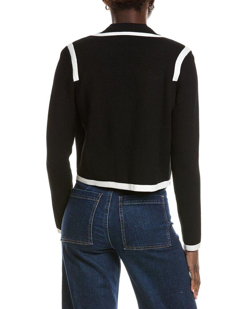 Minnie Rose Black Cropped Jacket
