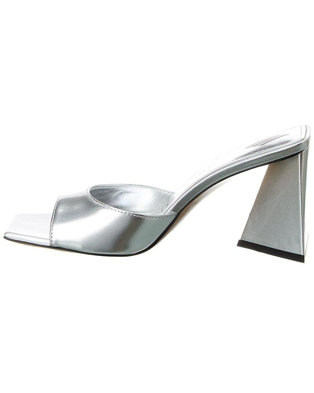 The Attico White Mini Devon Mule