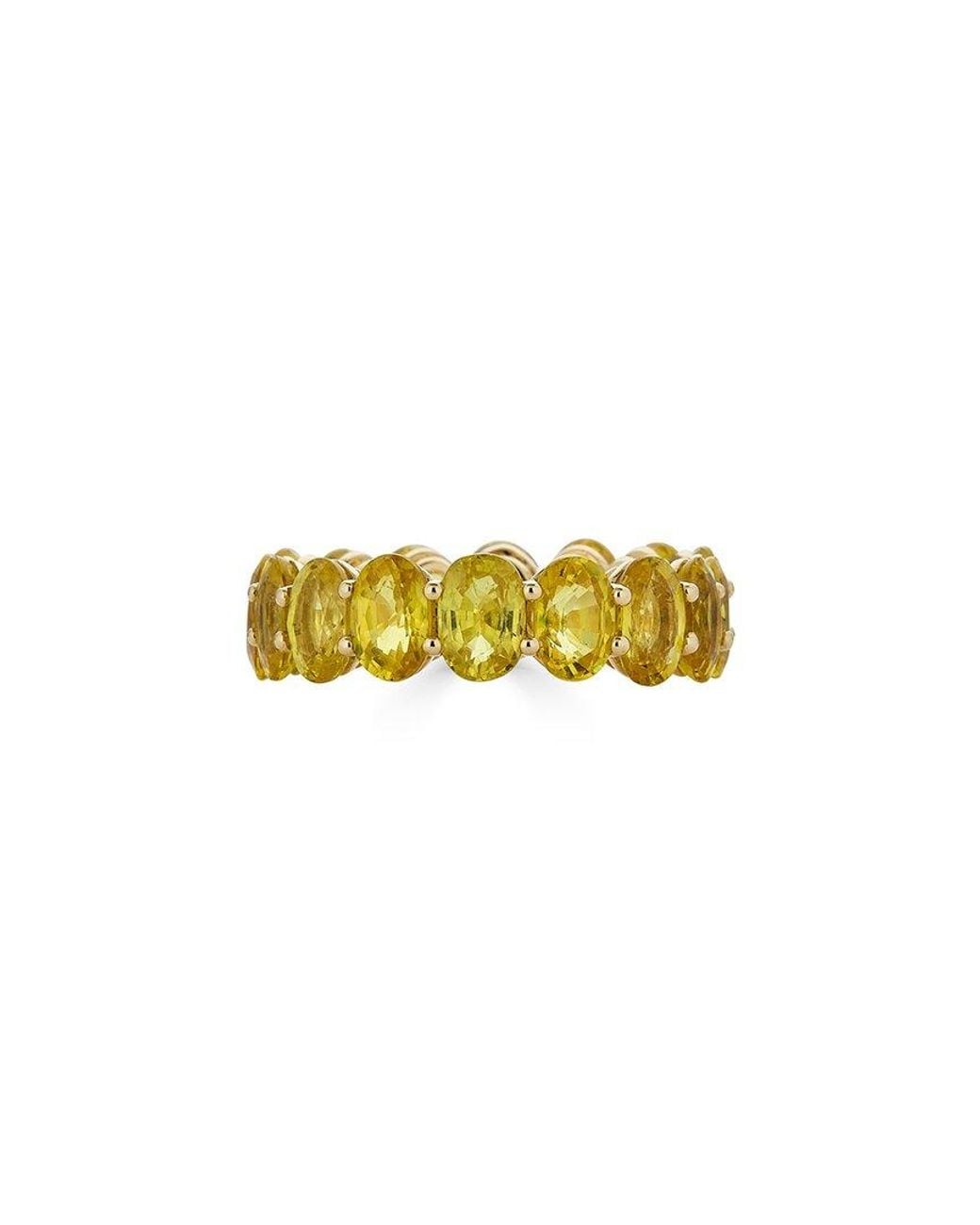 Diana M Metallic Fine Jewelry 18K 9.38 Ct. Tw. Sapphire Eternity Ring