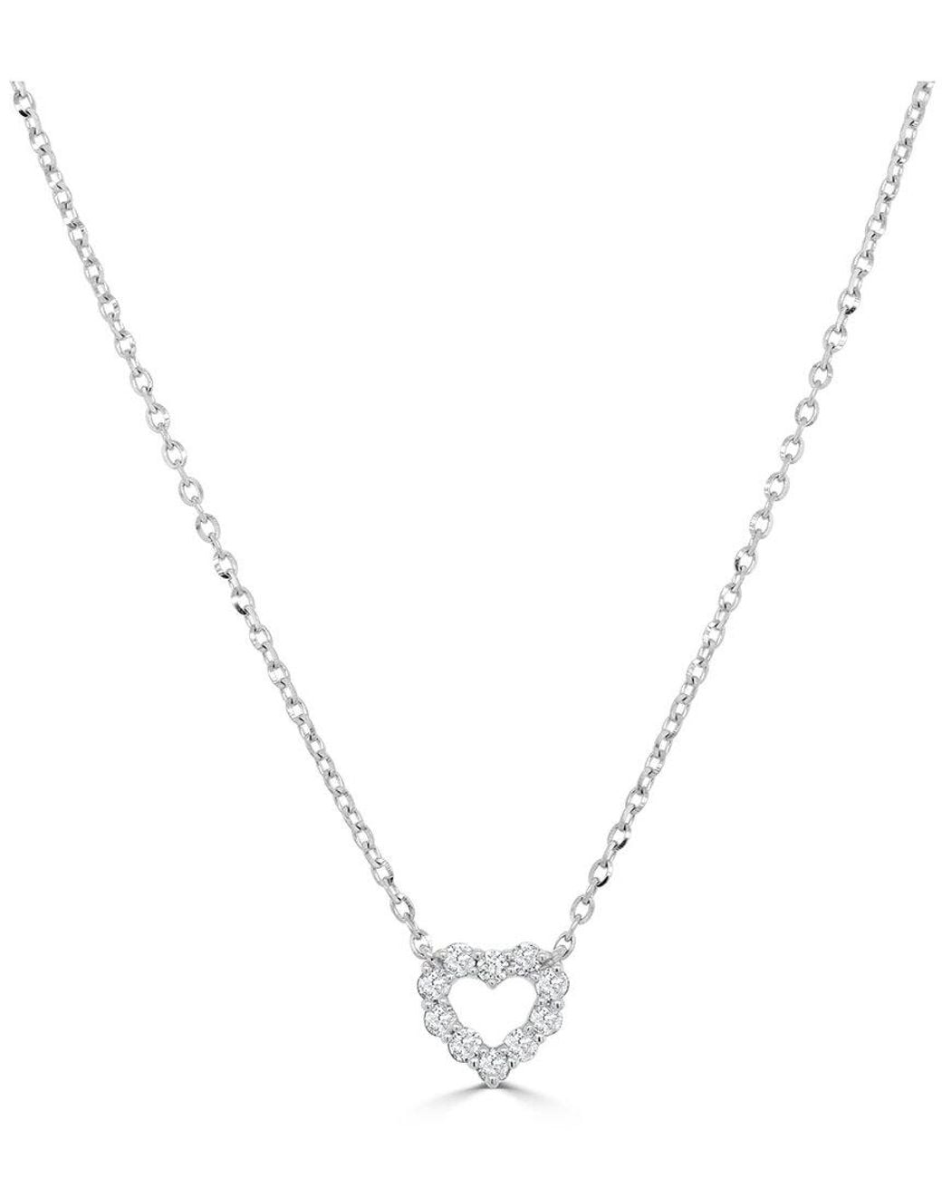 Sabrina Designs White 14K 0.10 Ct. Tw. Diamond Layered Necklace
