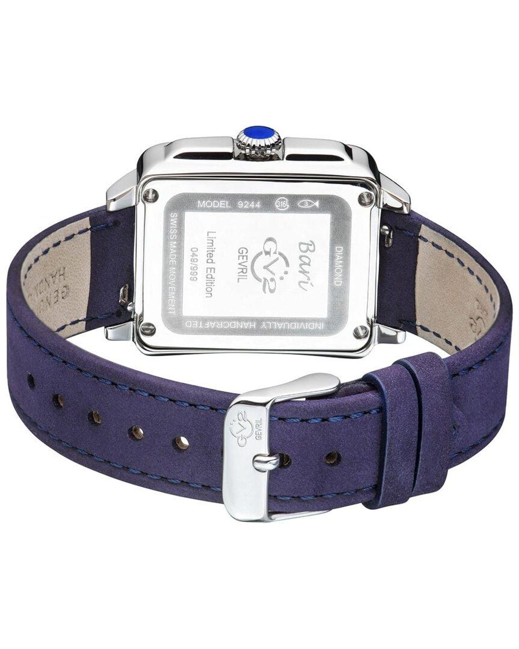 Gv2 Blue Bari Tortoise Diamond Watch